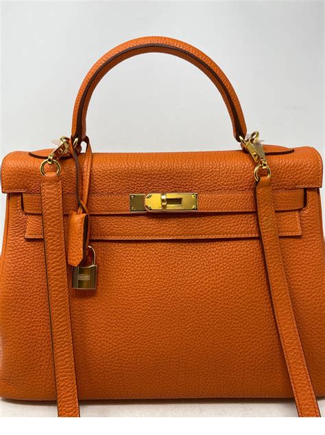 hermes orange kelly